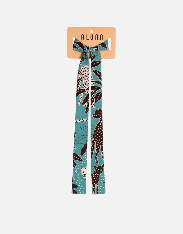 Cintas Turquesa Leopardo